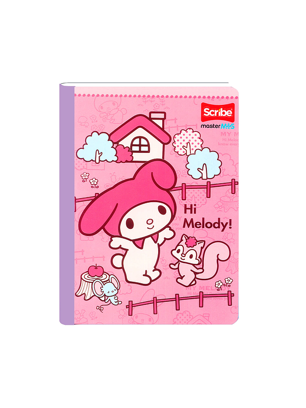 Cuaderno Cosido Mymelody 50 Hojas Cuadros 6