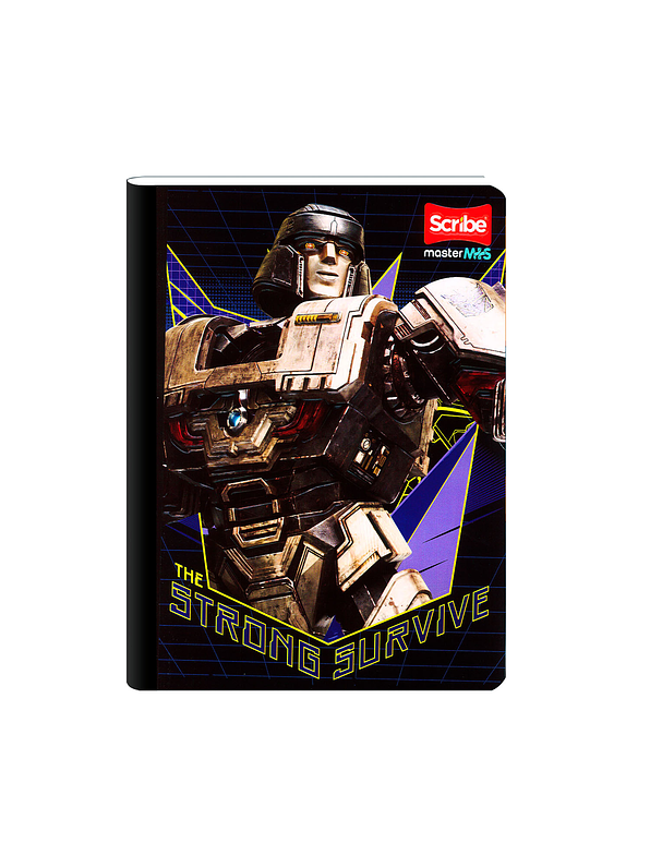 Cuaderno Cosido Transformers 50 Hojas Cuadros 1