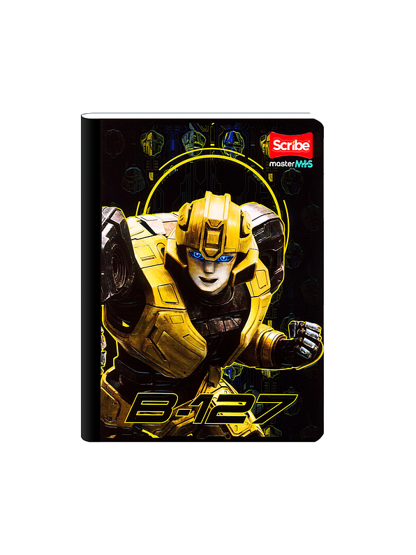 Cuaderno Cosido Transformers 50 Hojas Cuadros 6