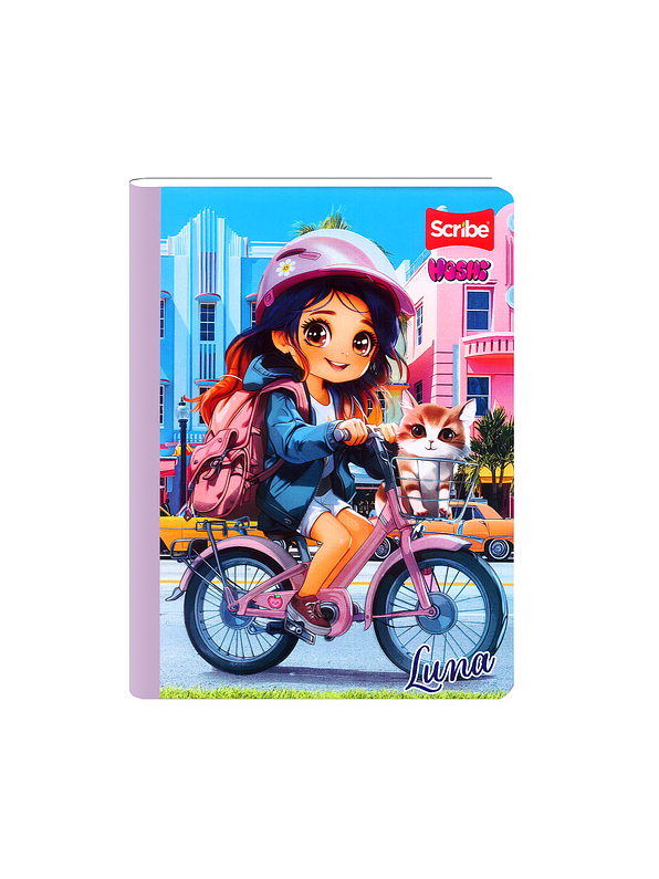 Cuaderno Cosido Hoshi 100 Hojas Cuadros 1