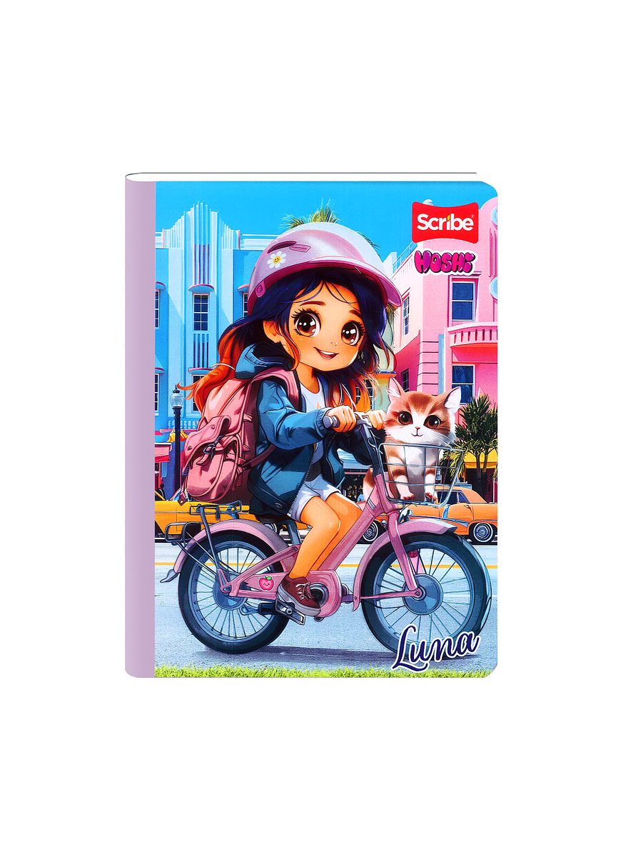 Cuaderno Cosido Hoshi 100 Hojas Cuadros 1