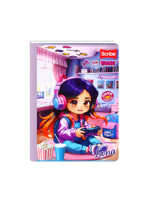 Cuaderno Cosido Hoshi 100 Hojas Cuadros 7