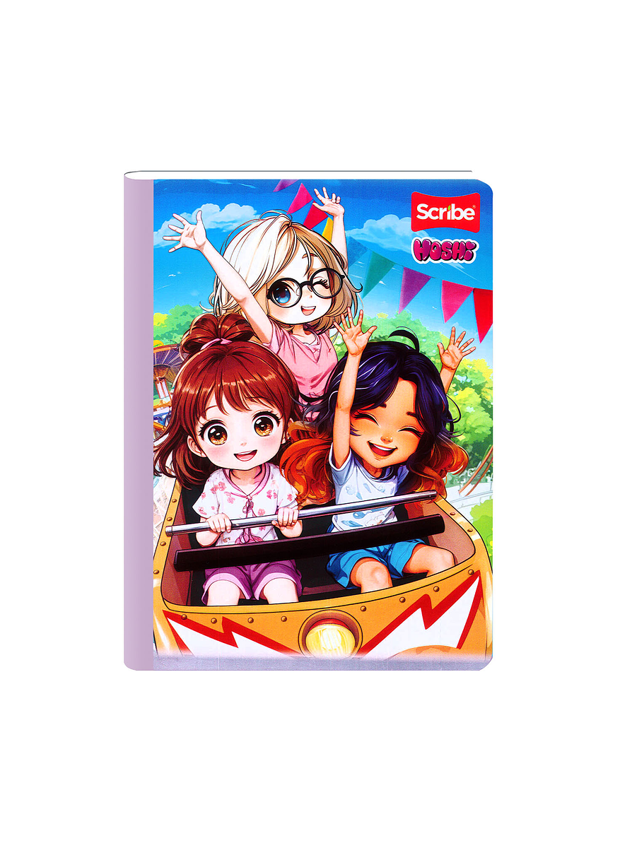 Cuaderno Cosido Hoshi 100 Hojas Cuadros 9