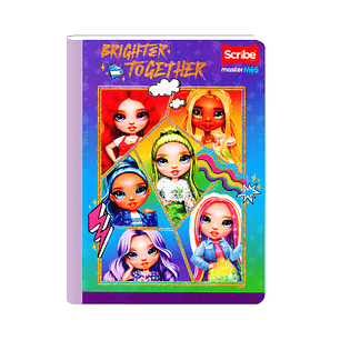 Cuaderno Cosido Rainbow High 100 Hojas Cuadros