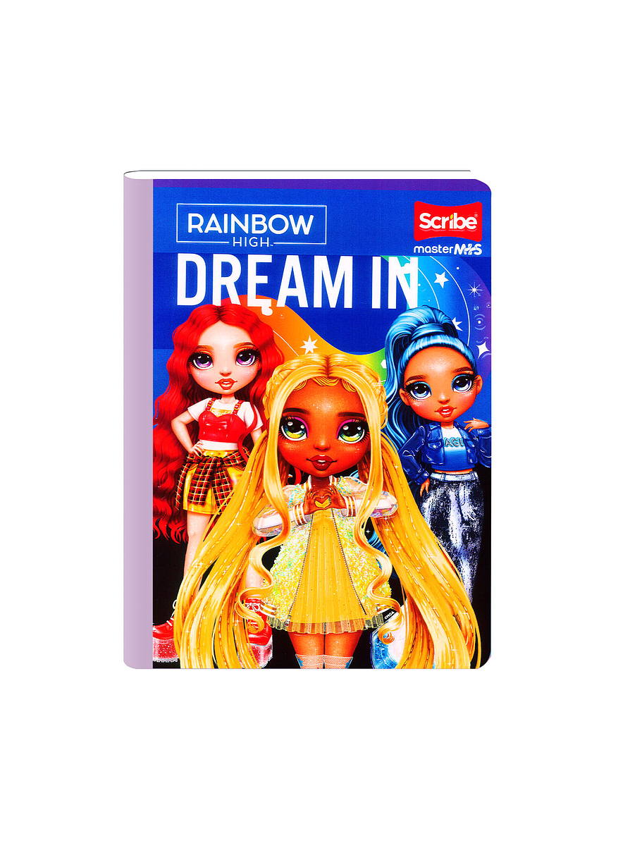 Cuaderno Cosido Rainbow High 100 Hojas Cuadros 2