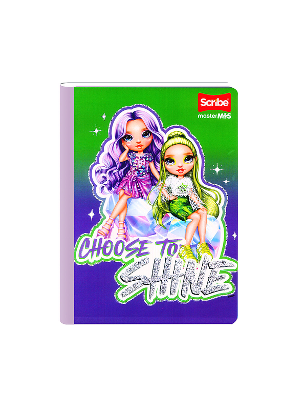 Cuaderno Cosido Rainbow High 100 Hojas Cuadros 3