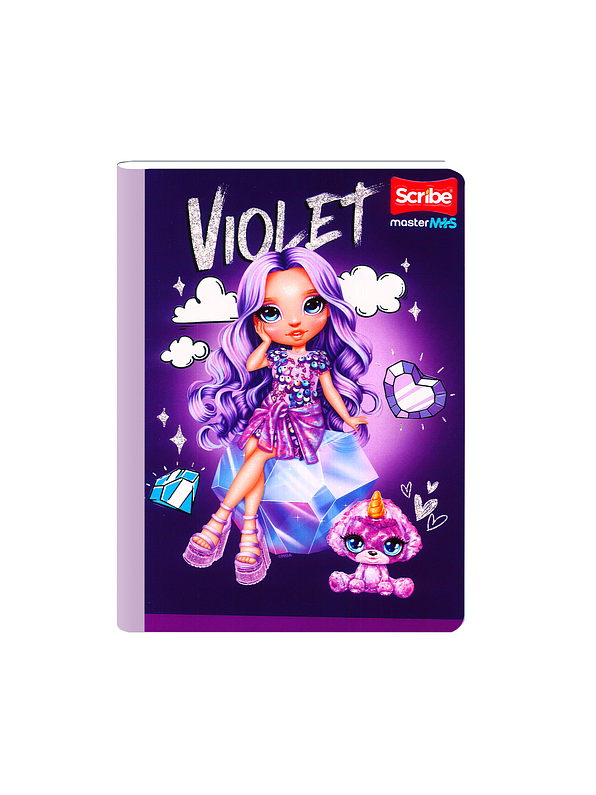 Cuaderno Cosido Rainbow High 100 Hojas Cuadros 7