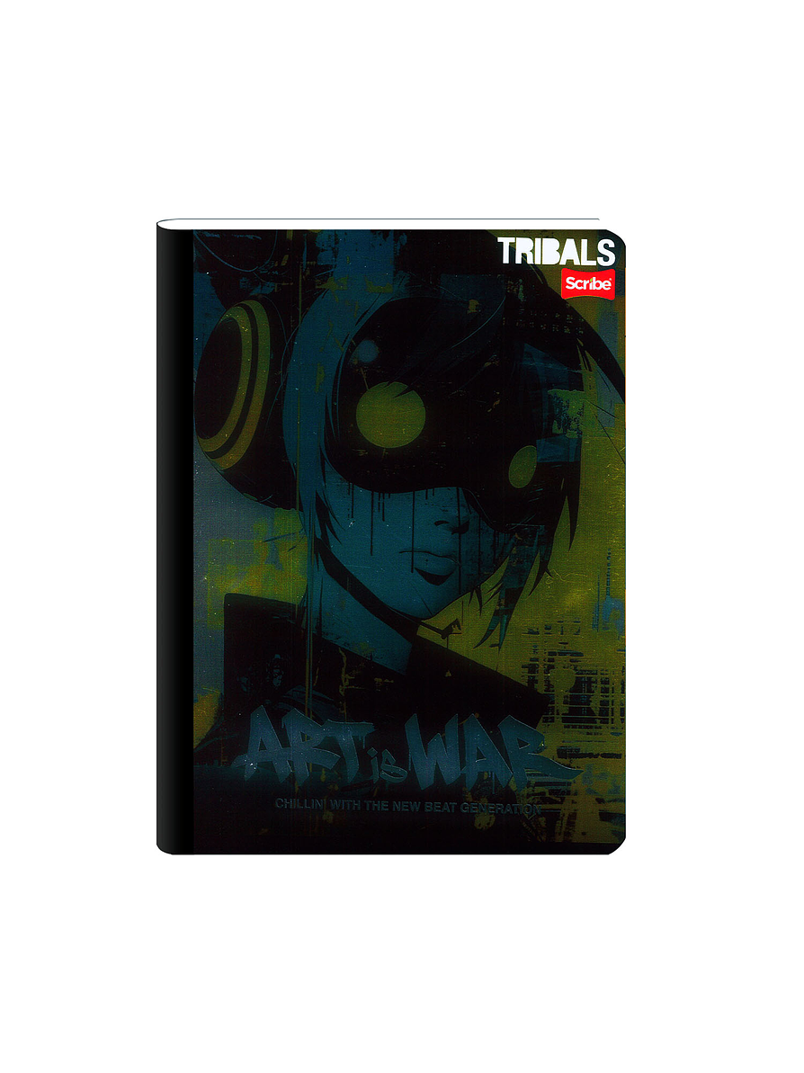 Cuaderno Cosido Tribals 50 Hojas Cuadros 2