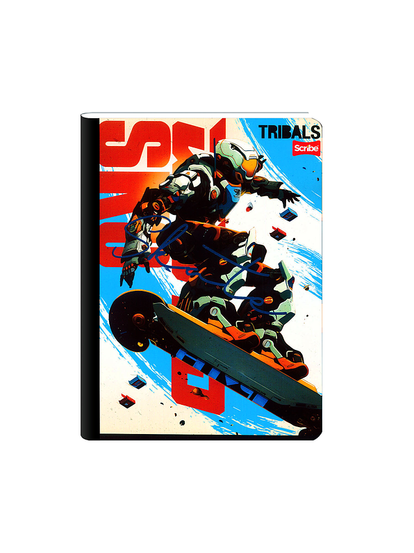 Cuaderno Cosido Tribals 50 Hojas Cuadros 7