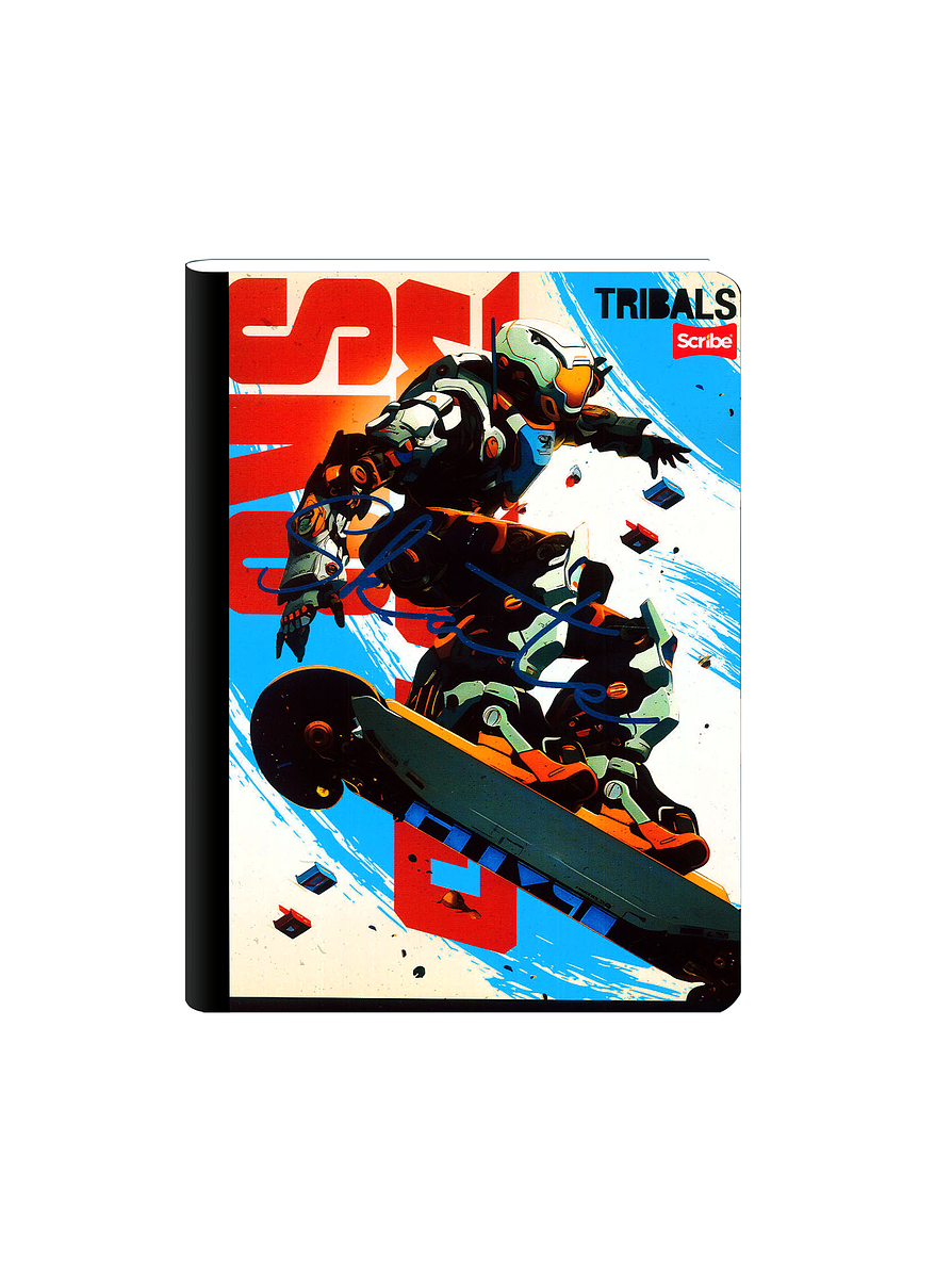 Cuaderno Cosido Tribals 50 Hojas Cuadros 7