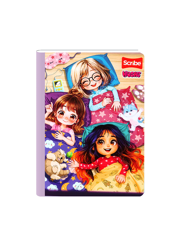 Cuaderno Cosido Hoshi 50 Hojas Cuadros 10