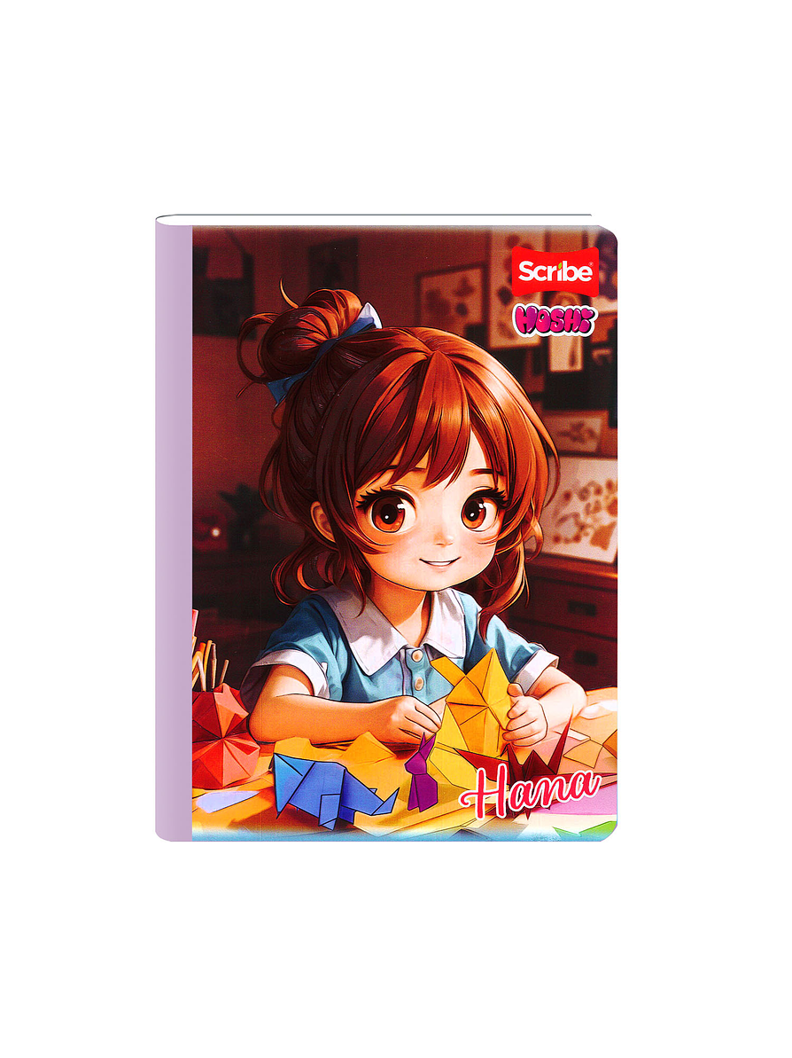 Cuaderno Cosido Hoshi 50 Hojas Cuadros 1