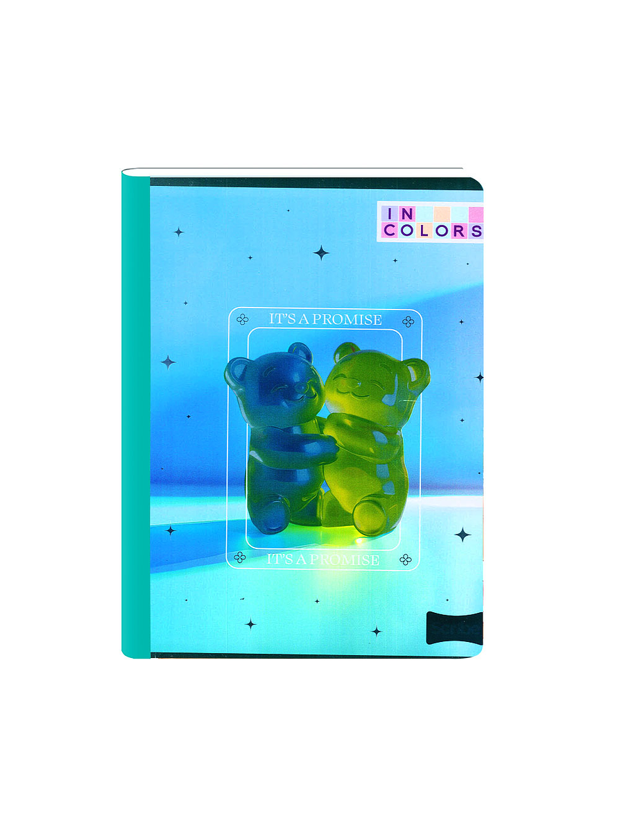 Cuaderno Cosido Incolors 50 Hojas Cuadros 1