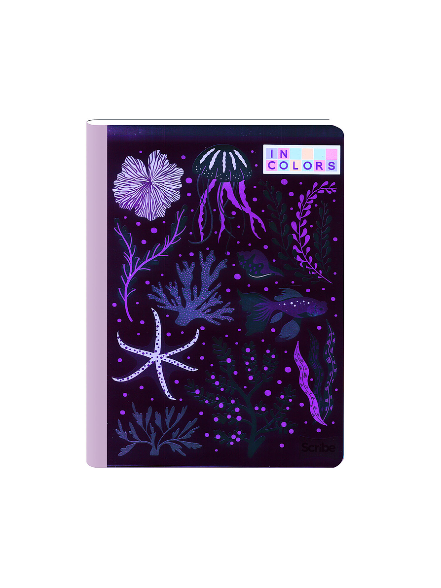 Cuaderno Cosido Incolors 50 Hojas Cuadros 10