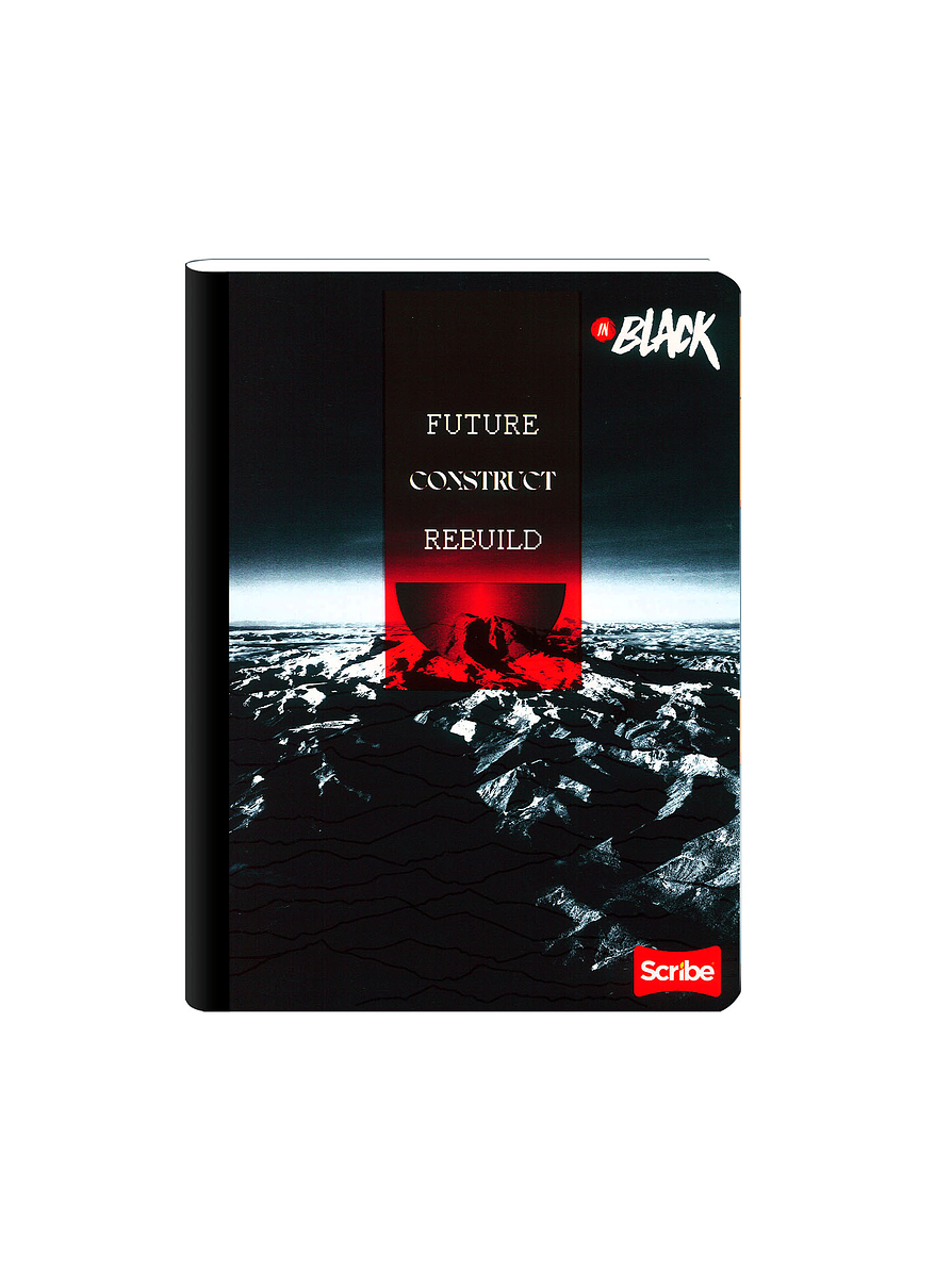 Cuaderno Cosido Inblack 100 Hojas Cuadros 8