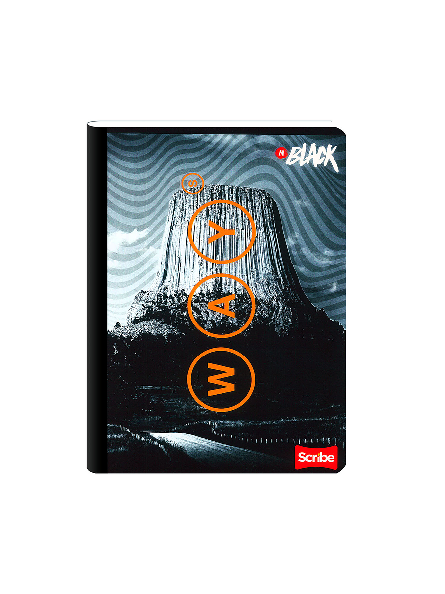 Cuaderno Cosido Inblack 100 Hojas Cuadros 10