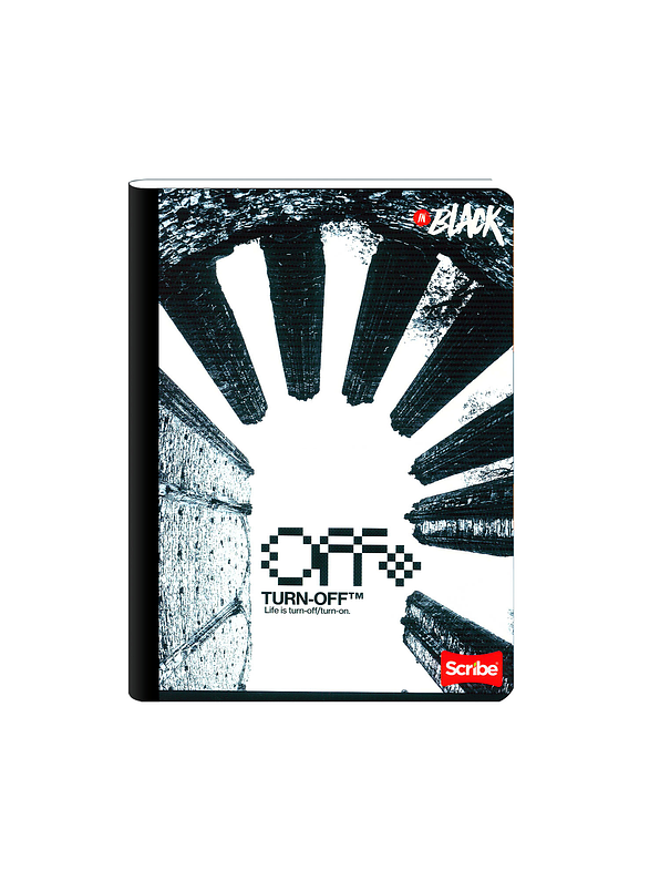 Cuaderno Cosido Inblack 100 Hojas Cuadros 12