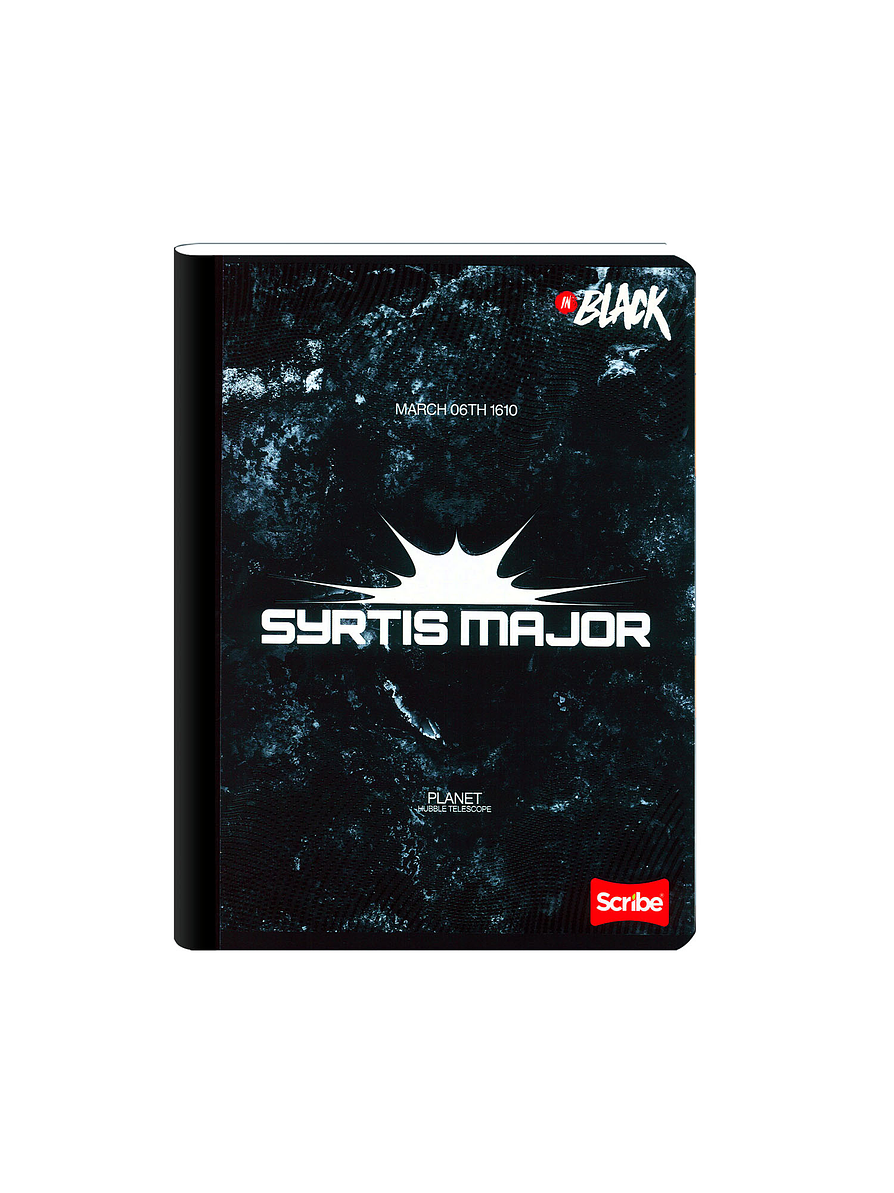 Cuaderno Cosido Inblack 100 Hojas Cuadros 13