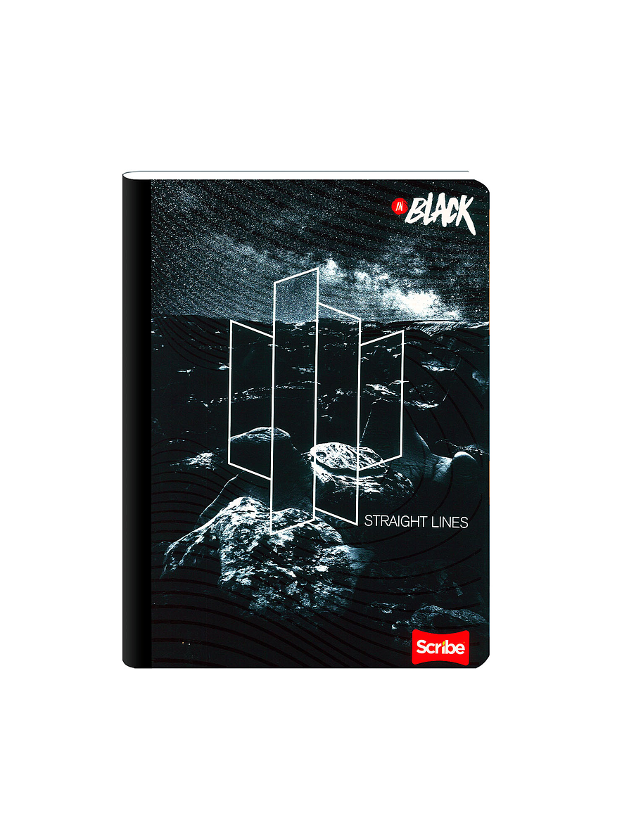 Cuaderno Cosido Inblack 100 Hojas Cuadros 17