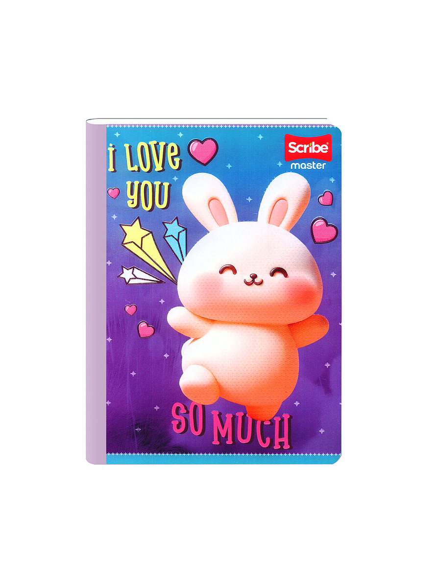 Cuaderno Cosido Master Mas Femenino 100 Hojas Cuadros 4