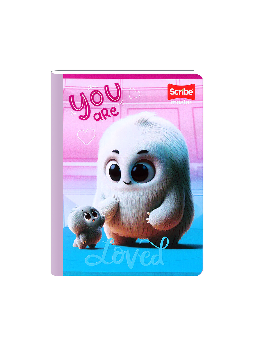 Cuaderno Cosido Master Mas Femenino 100 Hojas Cuadros 5