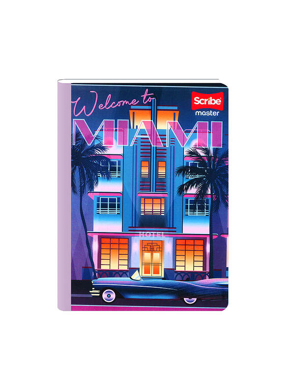 Cuaderno Cosido Master Mas Femenino 100 Hojas Cuadros 6