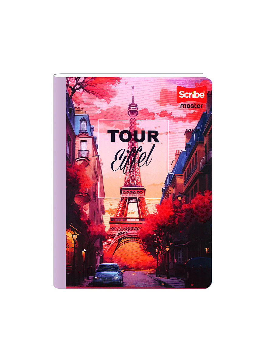 Cuaderno Cosido Master Mas Femenino 100 Hojas Cuadros 7