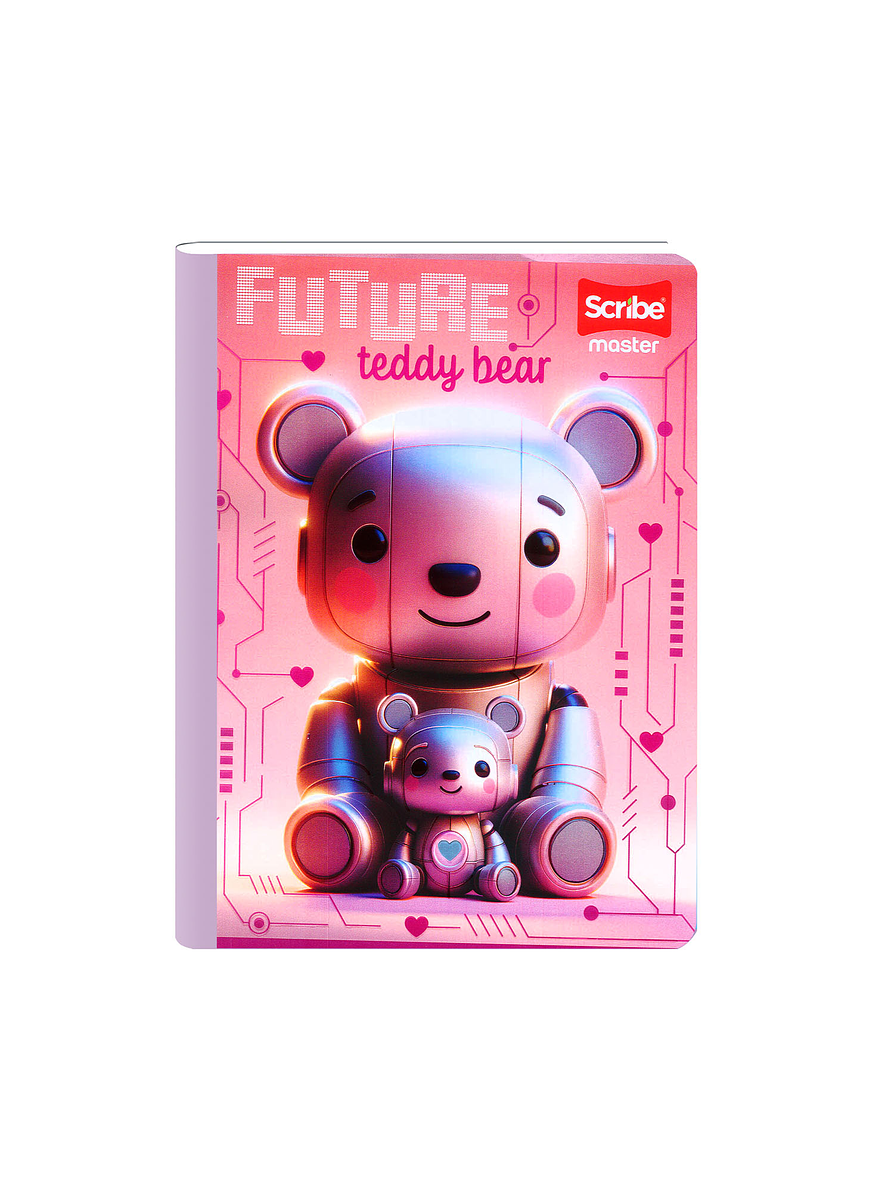 Cuaderno Cosido Master Mas Femenino 100 Hojas Cuadros 8