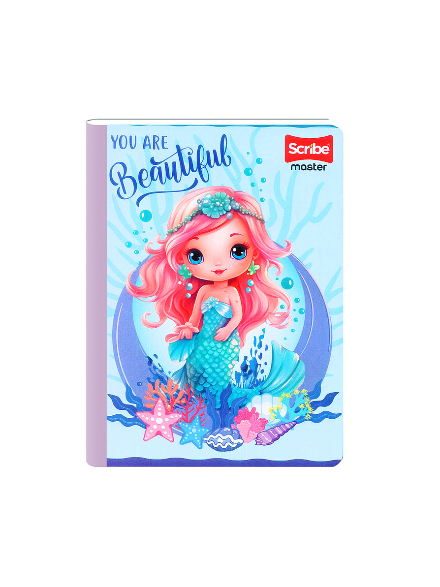 Cuaderno Cosido Master Mas Femenino 100 Hojas Cuadros 9