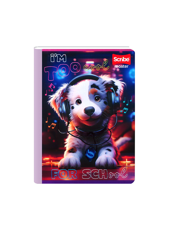 Cuaderno Cosido Master Mas Femenino 100 Hojas Cuadros 14