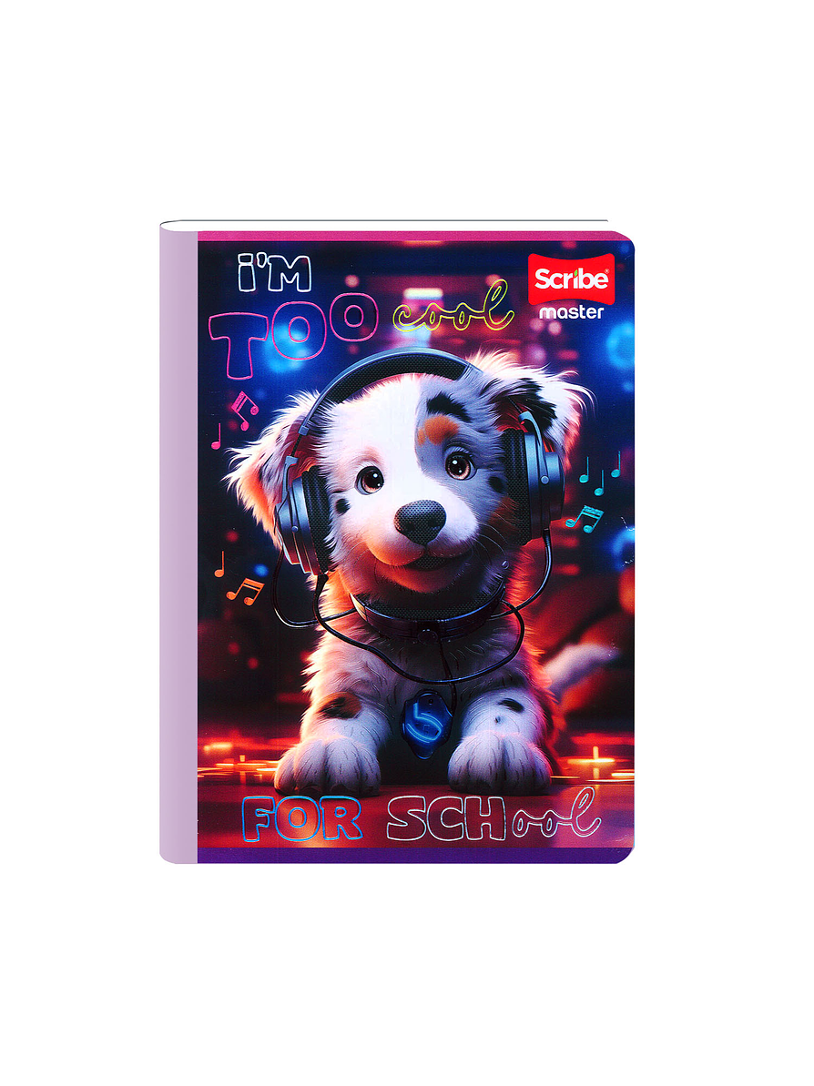 Cuaderno Cosido Master Mas Femenino 100 Hojas Cuadros 14