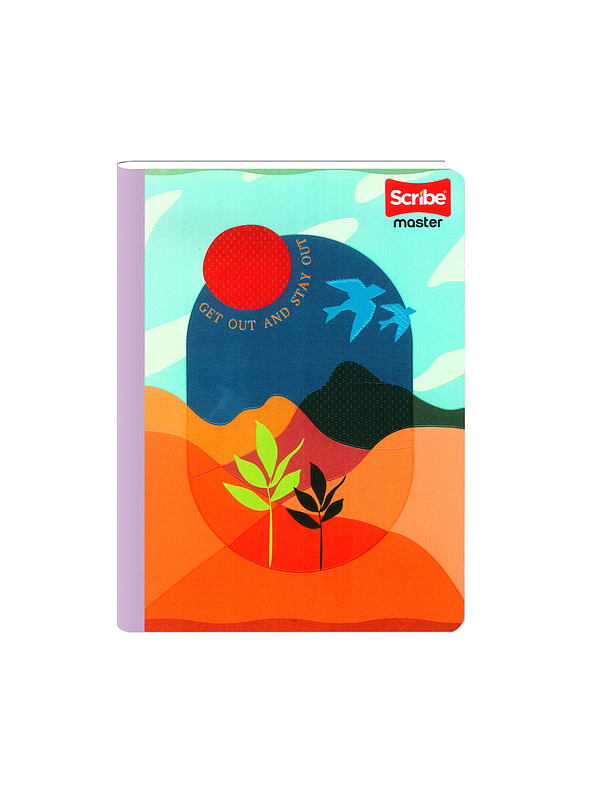 Cuaderno Cosido Master Mas Femenino 100 Hojas Cuadros 16