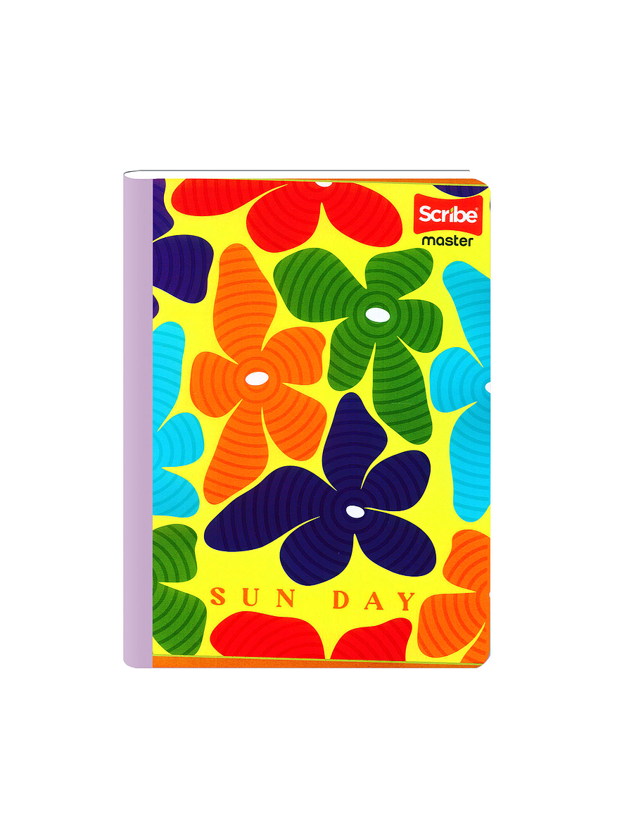 Cuaderno Cosido Master Mas Femenino 100 Hojas Cuadros 17