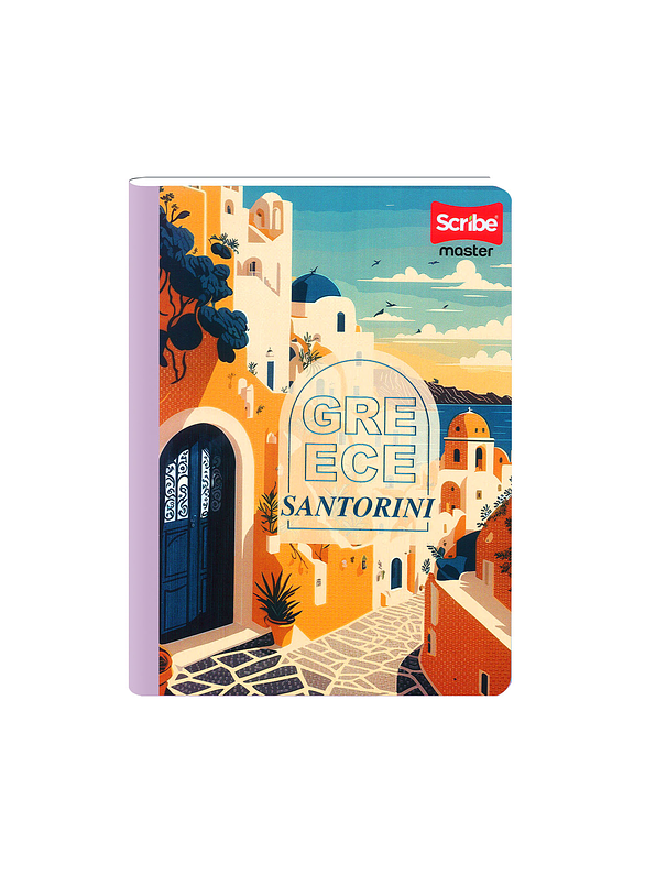 Cuaderno Cosido Master Mas Femenino 100 Hojas Cuadros 20