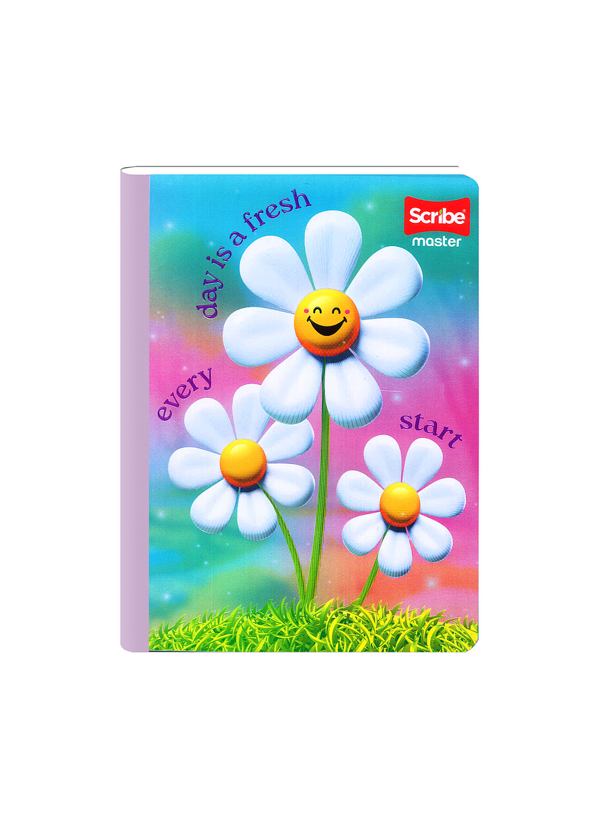 Cuaderno Cosido Master Mas Femenino 100 Hojas Cuadros 21