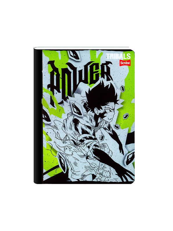 Cuaderno Cosido Tribals 100 Hojas Cuadros 6