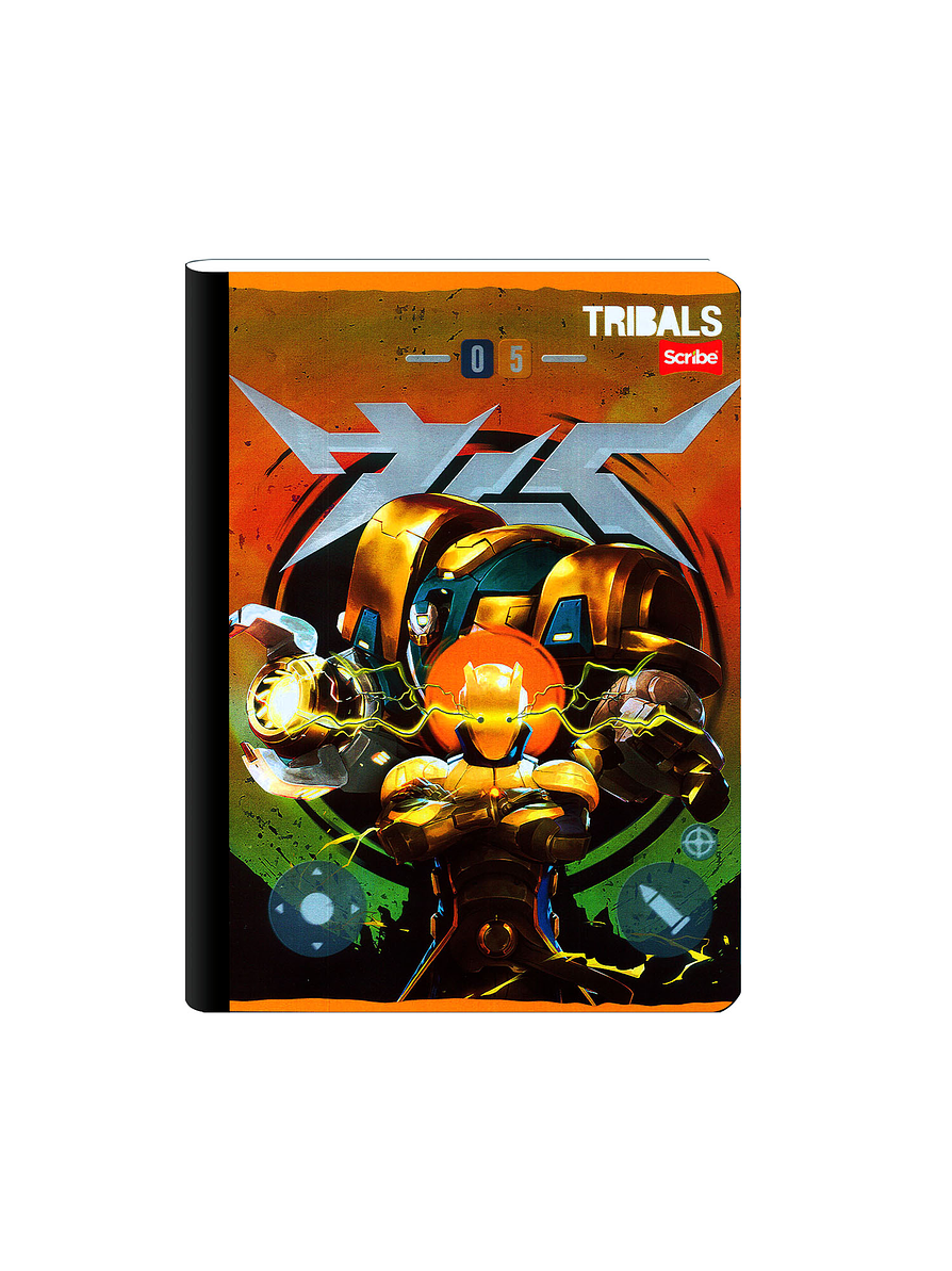 Cuaderno Cosido Tribals 100 Hojas Cuadros 9