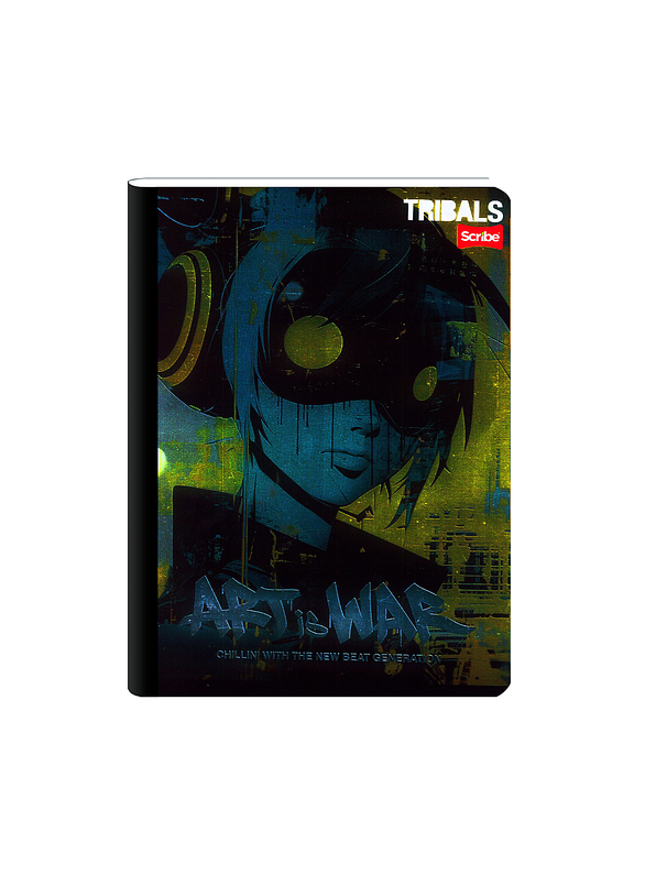 Cuaderno Cosido Tribals 100 Hojas Cuadros 10