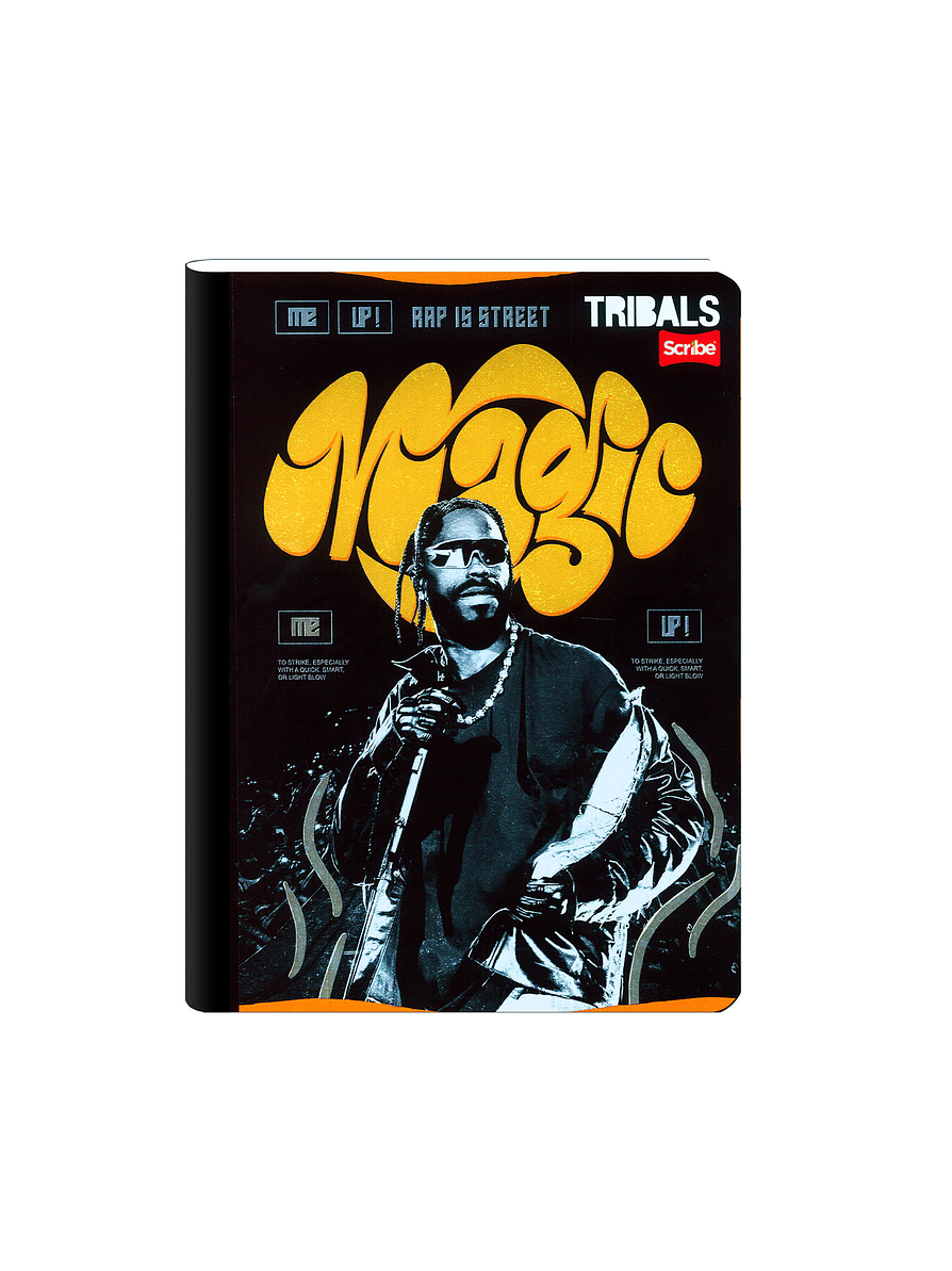 Cuaderno Cosido Tribals 100 Hojas Cuadros 11