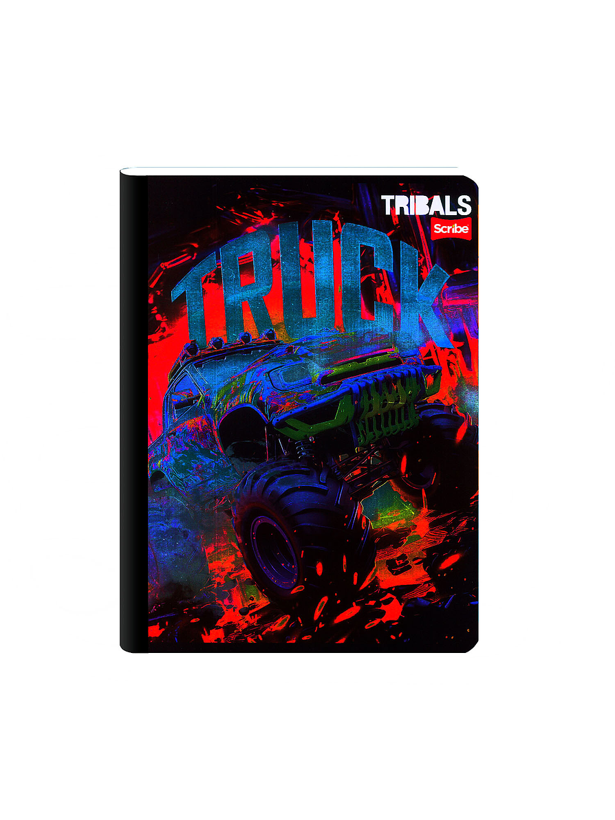 Cuaderno Cosido Tribals 100 Hojas Cuadros 15