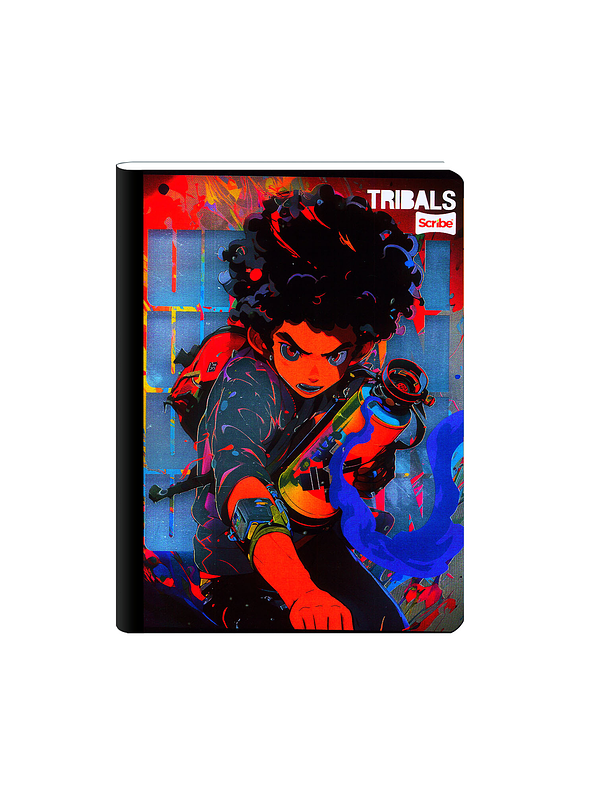 Cuaderno Cosido Tribals 100 Hojas Cuadros 20