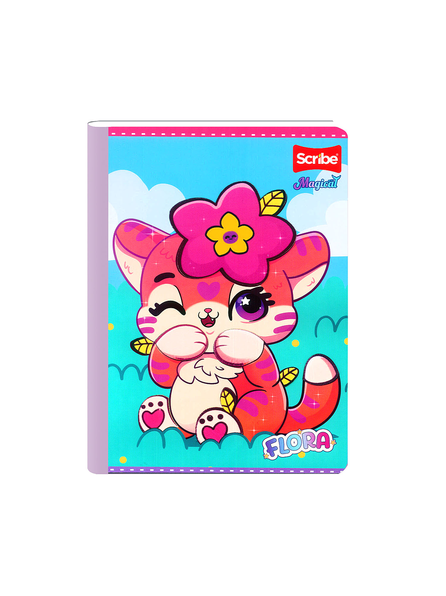 Cuaderno Cosido Magical 100 Hojas Cuadros  1