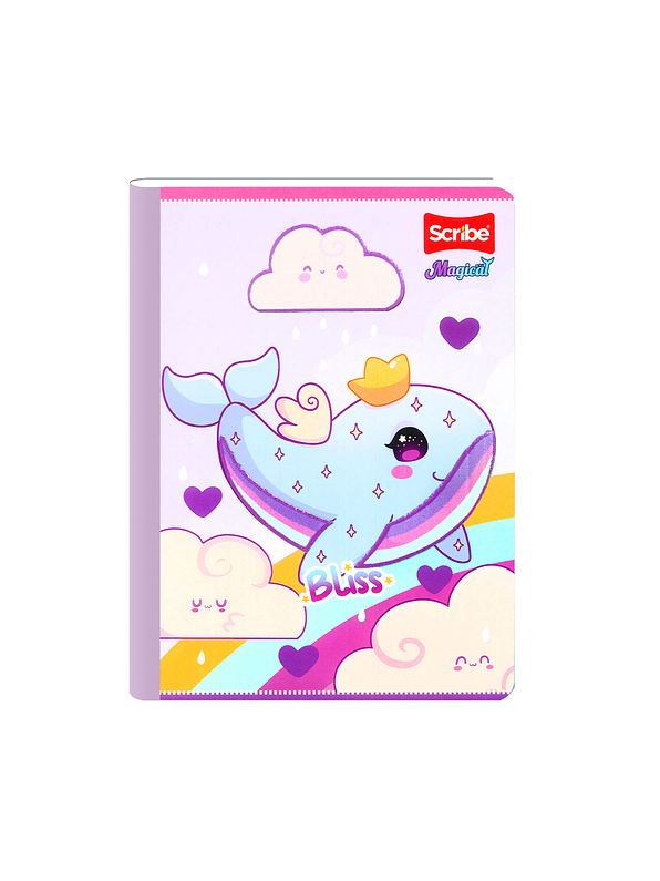 Cuaderno Cosido Magical 100 Hojas Cuadros  5