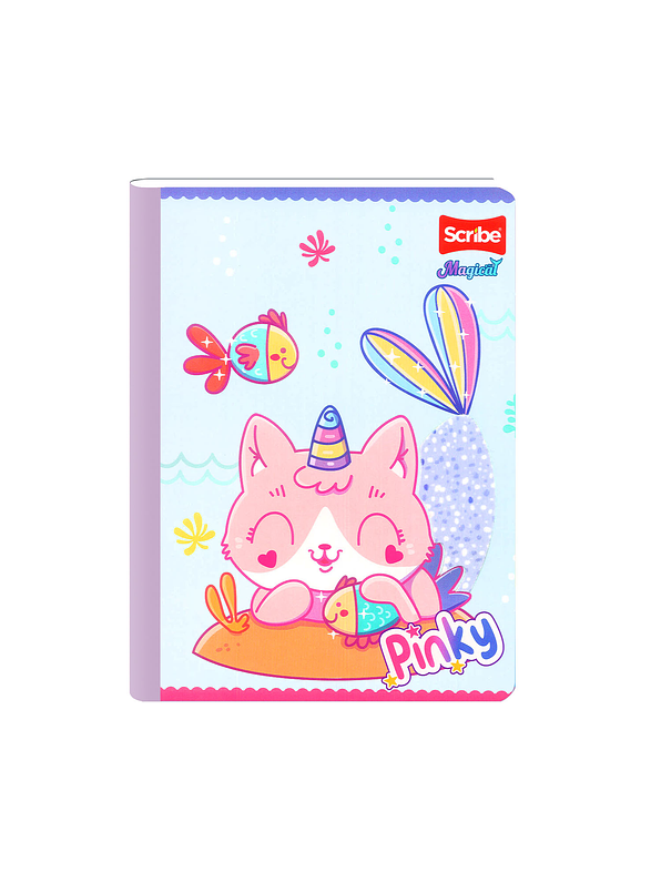Cuaderno Cosido Magical 100 Hojas Cuadros  7