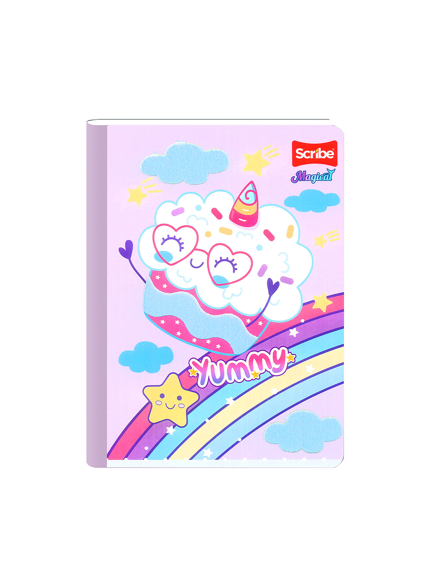 Cuaderno Cosido Magical 100 Hojas Cuadros  10