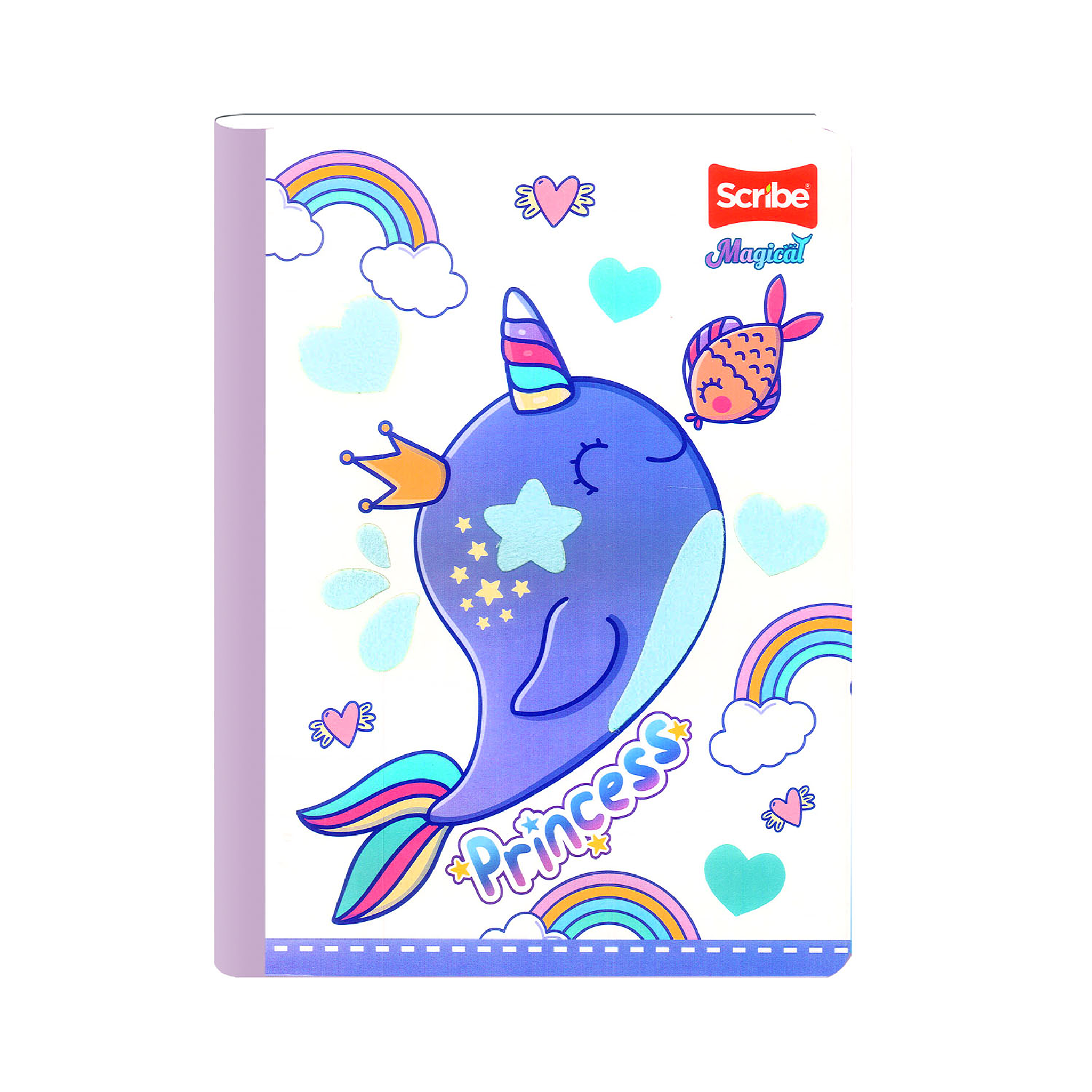 Cuaderno Cosido Magical 100 Hojas Cuadros  12