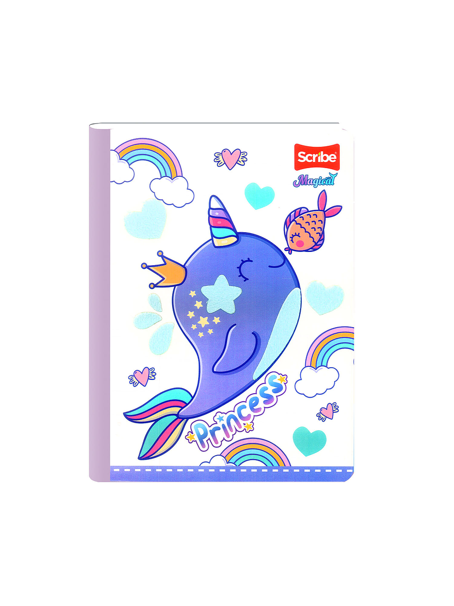 Cuaderno Cosido Magical 100 Hojas Cuadros  12