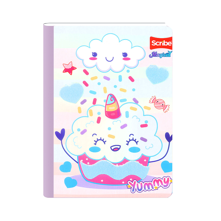 Cuaderno Cosido Magical 100 Hojas Cuadros  14