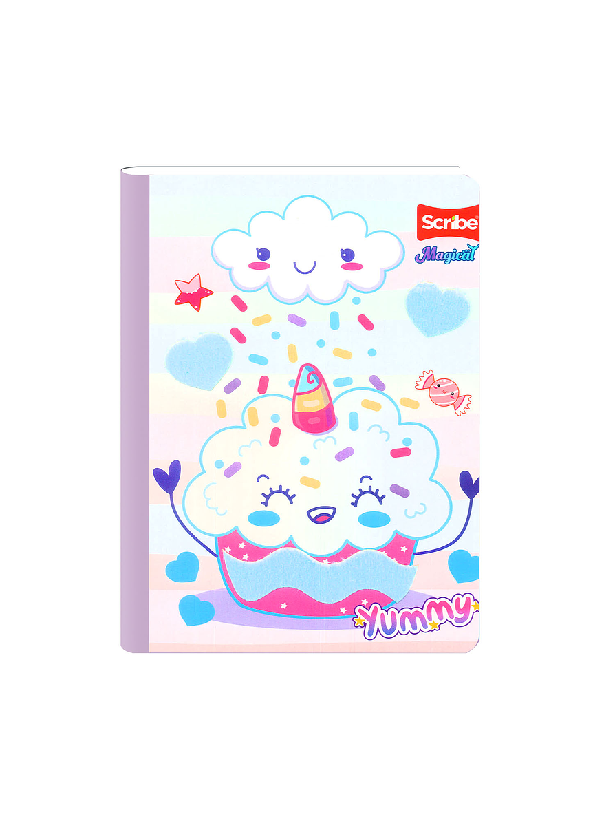 Cuaderno Cosido Magical 100 Hojas Cuadros  14