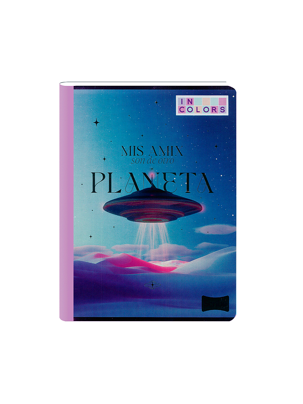 Cuaderno Cosido Incolors 100 Hojas Cuadros 3